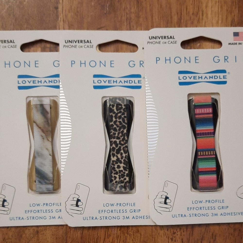 Love Handle Phone Grip Sets NWT